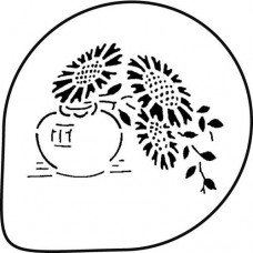Трафарет кондитера для торта подсолнух Martellato 111