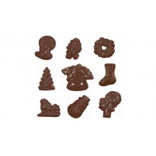Форма для шоколада новогодняя Martellato 90-4103