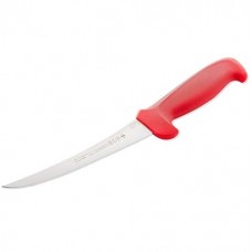 Нож кухонный поварской L15cm Mundial R5607-6 красная ручка обвалочный для разделки мяса