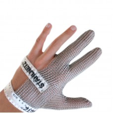 Кольчужная перчатка 3-палая с ткан. ремешком Stahlnetz 2132 размер S