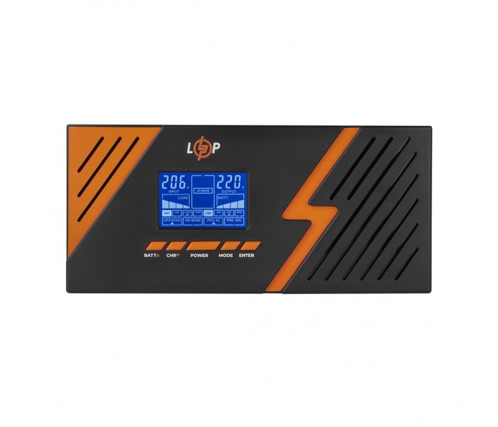 ИБП 1,05 кВт LogicPower LPM-PSW-1500VA Black с правильной синусоидой 12V