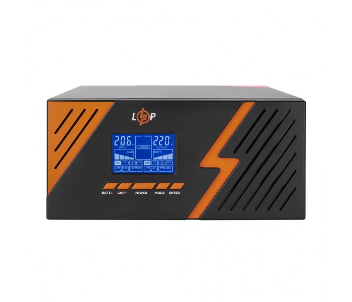 ИБП 1,05 кВт LogicPower LPM-PSW-1500VA Black с правильной синусоидой 12V