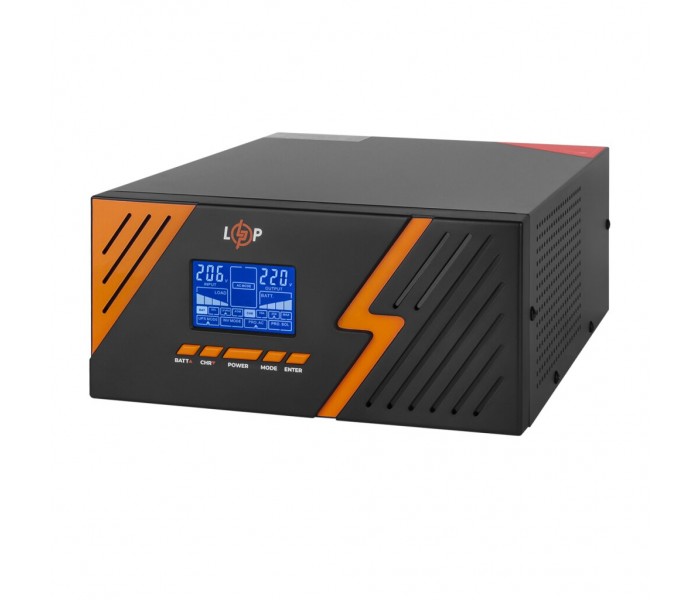ИБП 1,05 кВт LogicPower LPM-PSW-1500VA Black с правильной синусоидой 12V