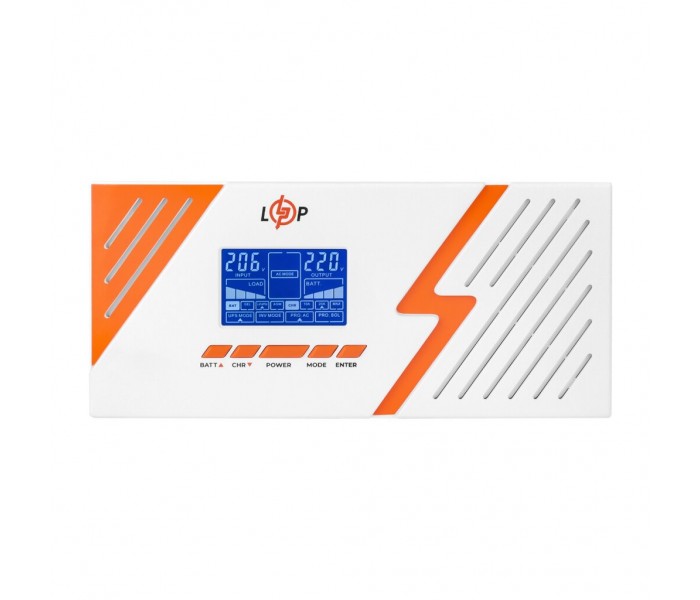 ДБЖ 1,05 кВт LogicPower LPM-PSW-1500VA White з правильною синусоїдою 12V
