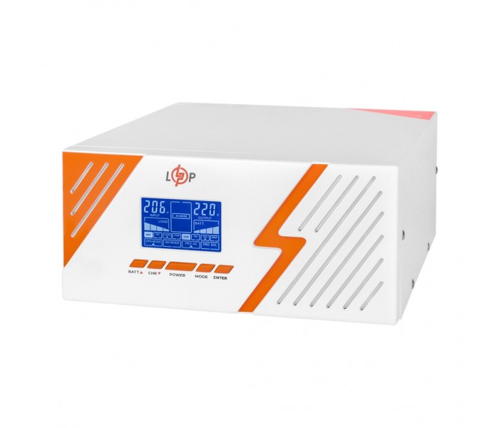 ДБЖ 1,05 кВт LogicPower LPM-PSW-1500VA White з правильною синусоїдою 12V