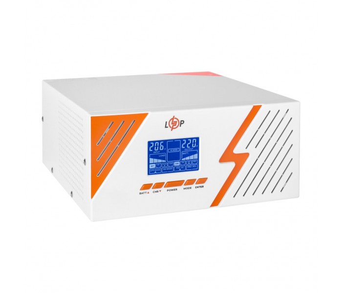 ДБЖ 1,05 кВт LogicPower LPM-PSW-1500VA White з правильною синусоїдою 12V
