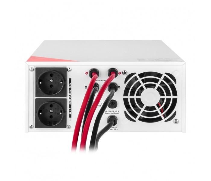 ДБЖ 1,05 кВт LogicPower LPM-PSW-1500VA White з правильною синусоїдою 12V