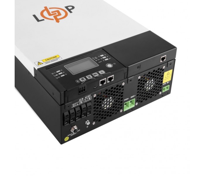 Гібридний сонячний інвертор 5 кВт ДБЖ LogicPower LPW-HY-5032-5000VA 48V 80A MPPT 120-450V