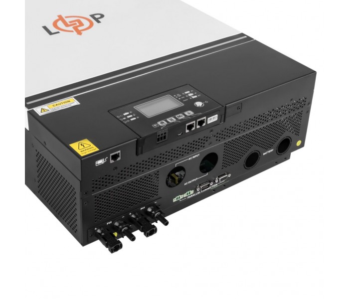 Гибридный солнечный инвертор 8 кВт ИБП LogicPower LPW-HY-MAX-8000VA 48V 80A MPPT 90-450V