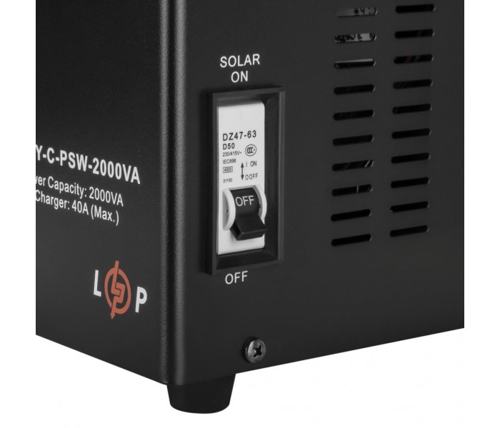 Сонячний інвертор 1,4 кВт ДБЖ LogicPower LPY-C-PSW-2000VA MPPT24V