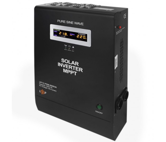 Сонячний інвертор 3,5 кВт ДБЖ LogicPower LPY-C-PSW-5000VA MPPT48V