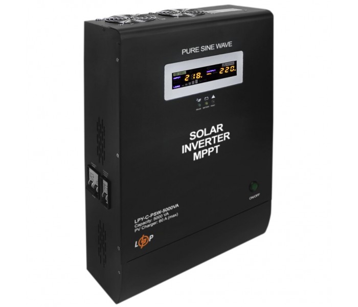 Сонячний інвертор 3,5 кВт ДБЖ LogicPower LPY-C-PSW-5000VA MPPT48V