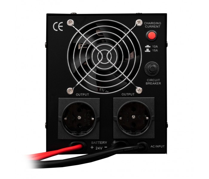 ДБЖ 1,05 кВт LogicPower LPY-PSW-1500VA+ 10A/15A з правильною синусоїдою 24V