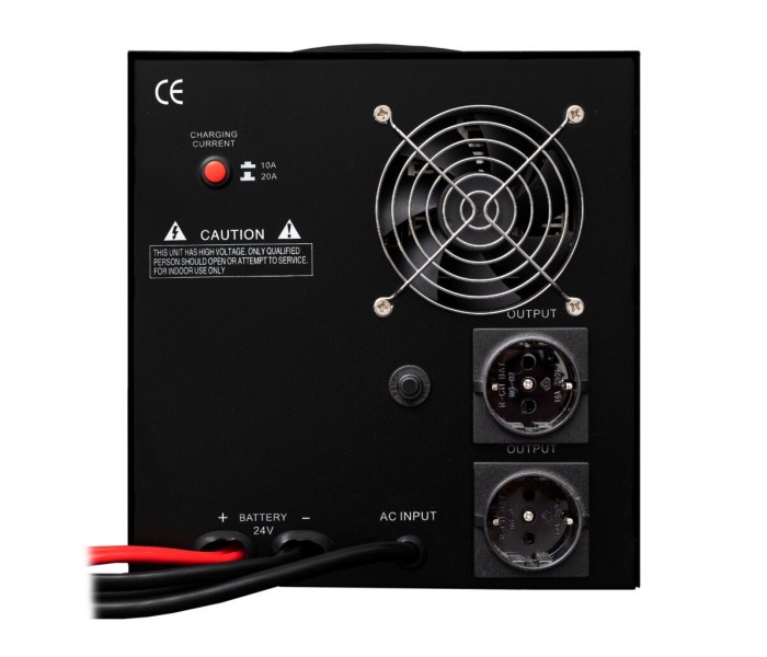 ДБЖ 1,4 кВт LogicPower LPY-PSW-2000VA+ 10A/20A з правильною синусоїдою 24V