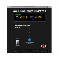 ДБЖ 1,8 кВт LogicPower LPY-PSW-2500VA+ 10A/20A з правильною синусоїдою 24V