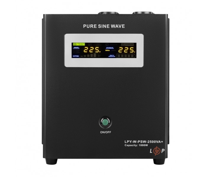 ИБП 1,8 кВт LogicPower LPY-W-PSW-2500VA+17A/31A для LiFePO4 с правильной синусоидой 24V