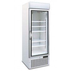 Морозильный шкаф Tecfrigo POLO450BTVSPOT Black со стеклянной дверью