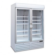 Морозильный шкаф Tecfrigo POLO900BTVSPOT Black со стеклянными дверьми