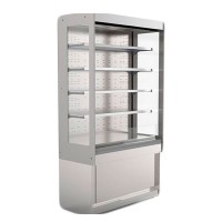 Холодильна вітрина Oscartielle DIONE GE L260+MIRR L/R+SHELF LED 6 полок