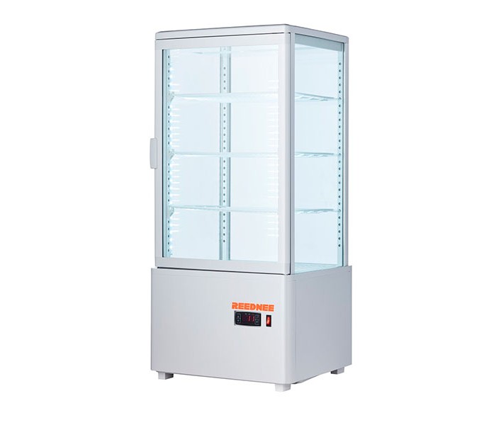Шкаф-витрина холодильная 78 л EWT INOX RT78B white