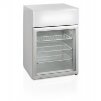 Морозильный шкаф Tefcold UF100GCP-P настольный со стеклянной дверью