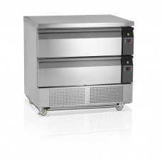 Холодильно-морозильный стол Tefcold UD2-2-P GN2/1