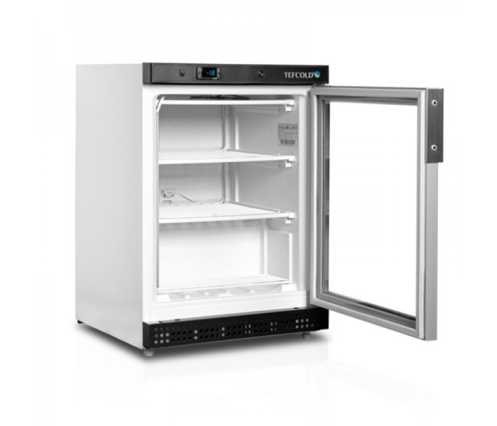 Морозильна шафа 200 л Tefcold UF200G зі скляними дверима