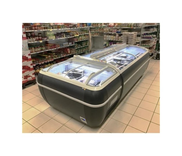 Холодильно-морозильная бонета 1697 л Tefcold Twin 220A-CF серая
