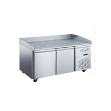 Стіл для піци 390 л Hurakan HKN-GXPZ2GR холодильний з гранітною поверхнею