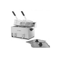 Фритюрниця ел. 2X8 л Hurakan HKN-FT88N з краном