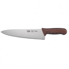 Нож поварской STAL L25cm Winco KWP-100N коричневая пластиковая ручка