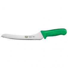 Нож для хлеба STAL L22cm Winco KWP-92G пластиковая зелённая ручка