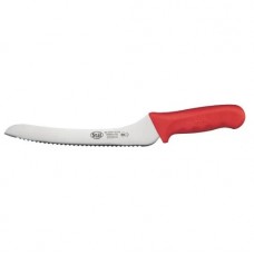 Нож для хлеба STAL L22cm Winco KWP-92R пластиковая красная ручка
