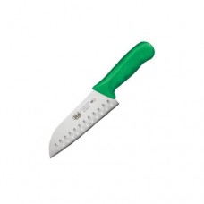 Ніж сантоку STAL L18cm Winco KWP-70G зелена пластикова ручка