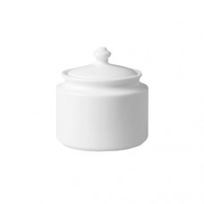 Rak Porcelain BASU27 Фарфоровая белая сахарница с крышкой, Banquet, O 8.5 см, h 13 см, 270 мл, 1 шт