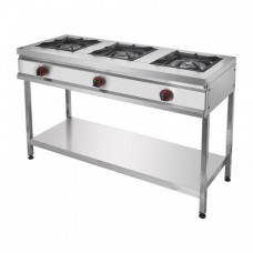 Плита промышленная газовая напольная Remta CEJ25L 3-х конфорочная