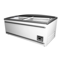 Морозильный ларь с изогнутым стеклом Росс Friza ВХТ-Н-Л-СВ-500 торцевая бонетного типа