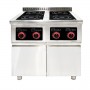 Дополнительное фото №1 - Индукционная плита 4-х конфорочная Tehma Modular TMI 4xD4 800х720х850 4 кВт напольная с дверью
