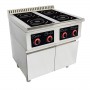 Дополнительное фото №2 - Индукционная плита 4-х конфорочная Tehma Modular TMI 4xD4 800х720х850 4 кВт напольная с дверью