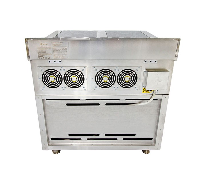 Индукционная плита 4-х конфорочная Tehma Modular TMI 4xD4 800х720х850 4 кВт напольная с дверью