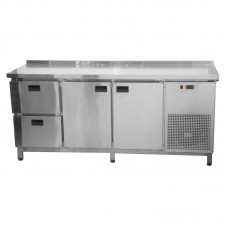 Холодильный стол Tehma 2 двери / 2 выдвижных ящика 350 л