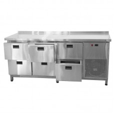 Холодильный стол Tehma 6 выдвижных ящиков 350 л
