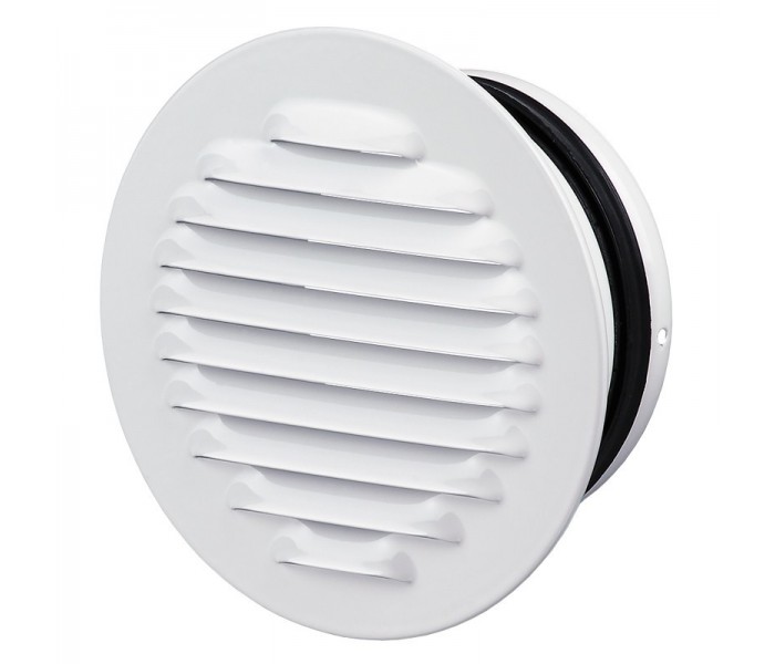 Приточно-вытяжная решетка круглая отбортованная Вентс МВМО 100 бВ1