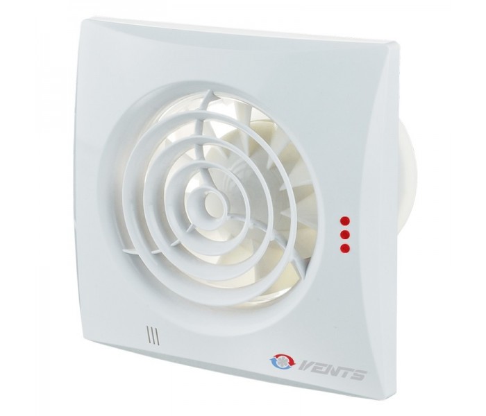 Осьовий енергозберігаючий вентилятор з низьким рівнем шуму Вентс Квайт 100 ВТ