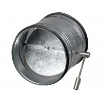 Вентиляційний клапан зворотний круглий метал Вентс КОМ1 100