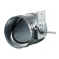 Повітряна заслінка вентиляційна кругла метал Вентс КРВ 150