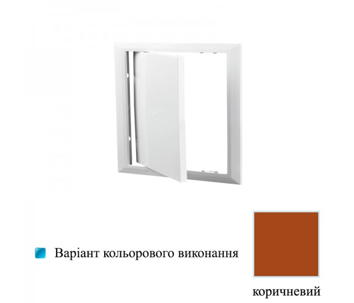 Дверцы ревизионные пластиковые Вентс Д 250*300 коричневые