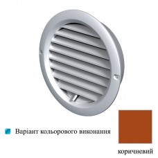 Решетка вентиляционная пластиковая Вентс МВ 100 бВР коричневая