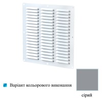Решітка вентиляційна металева Вентс МВМП 350/3с Ц