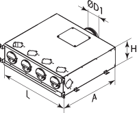 FlexiVent 1001125/75х6 /DN75